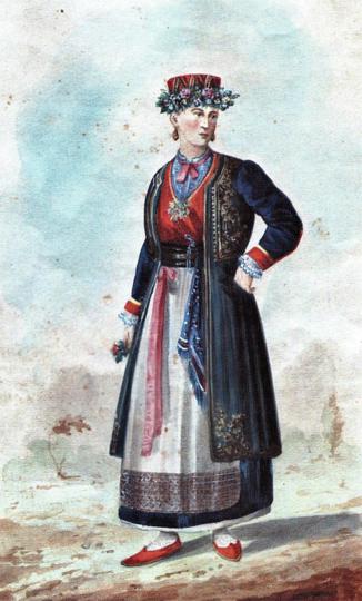 25.-Nevjesta-iz-Konavala,-Album-Nikole-Arsenovića,-1870-ih,-Etnografski-muzej-u-Beogradu