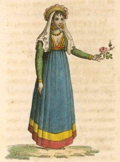 5.-Žena-iz-Orebića,-M.-Breton,-L'Illyrie-et-la-Dalmatie,-1815.