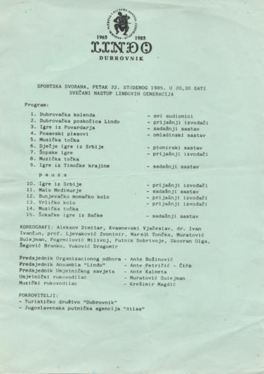 FAL-D-1364,-Program-svečanog-koncerta-u-povodu-dvadeset-godina-od-osnutka-ansambla,-22.-studenog-1985.-2